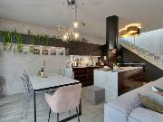 Prodej, luxusn sten byt 4+kk, Rohansk nbe, Praha 8 -Karln, 360 m2, 2 terasy, zimn zahrada