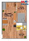 Prodej bytu 2+kk v eskm Brod, 48 m2 + komora 1,4 m2