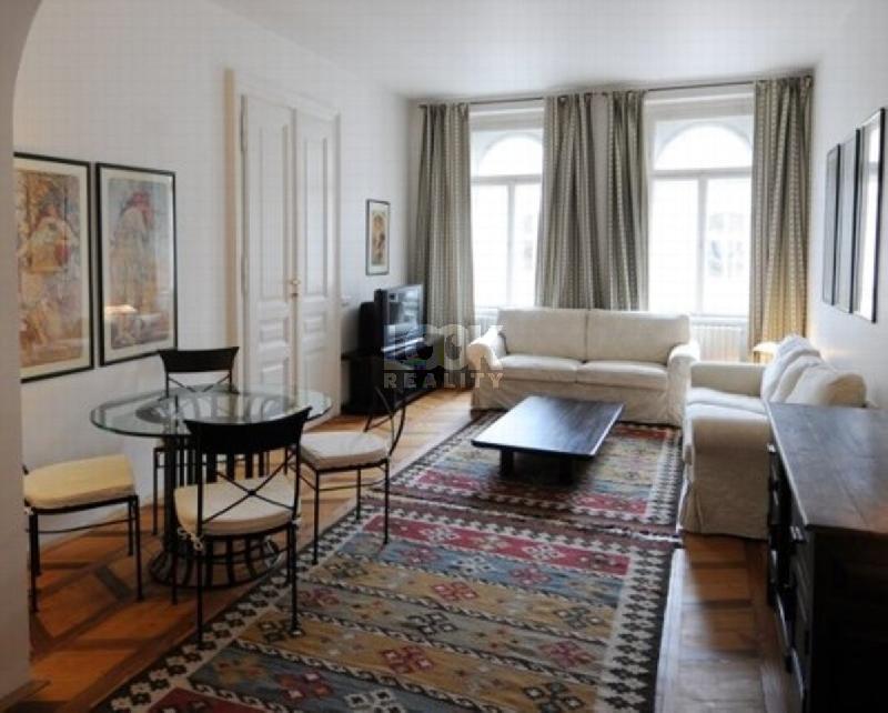 Pronájem, luxusní byt, 2+1, 80 m2, Janáčkovo nábřaží, Praha 5 - Smíchov, centrum, u metra Anděl - foto 1 z 9