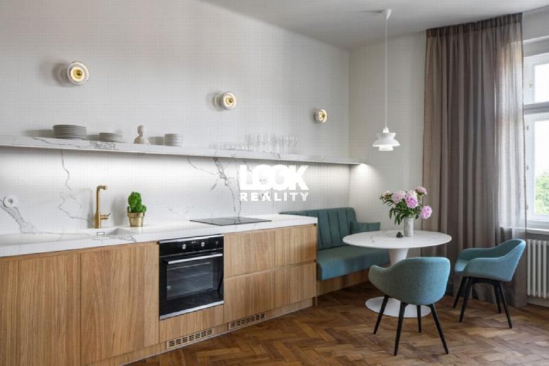 Pronájem, luxusní byt 3+kk, 86 m2, Srbská, Praha 6 - Dejvice, 2 koupelny, u metra Hradčanská - foto 1 z 10